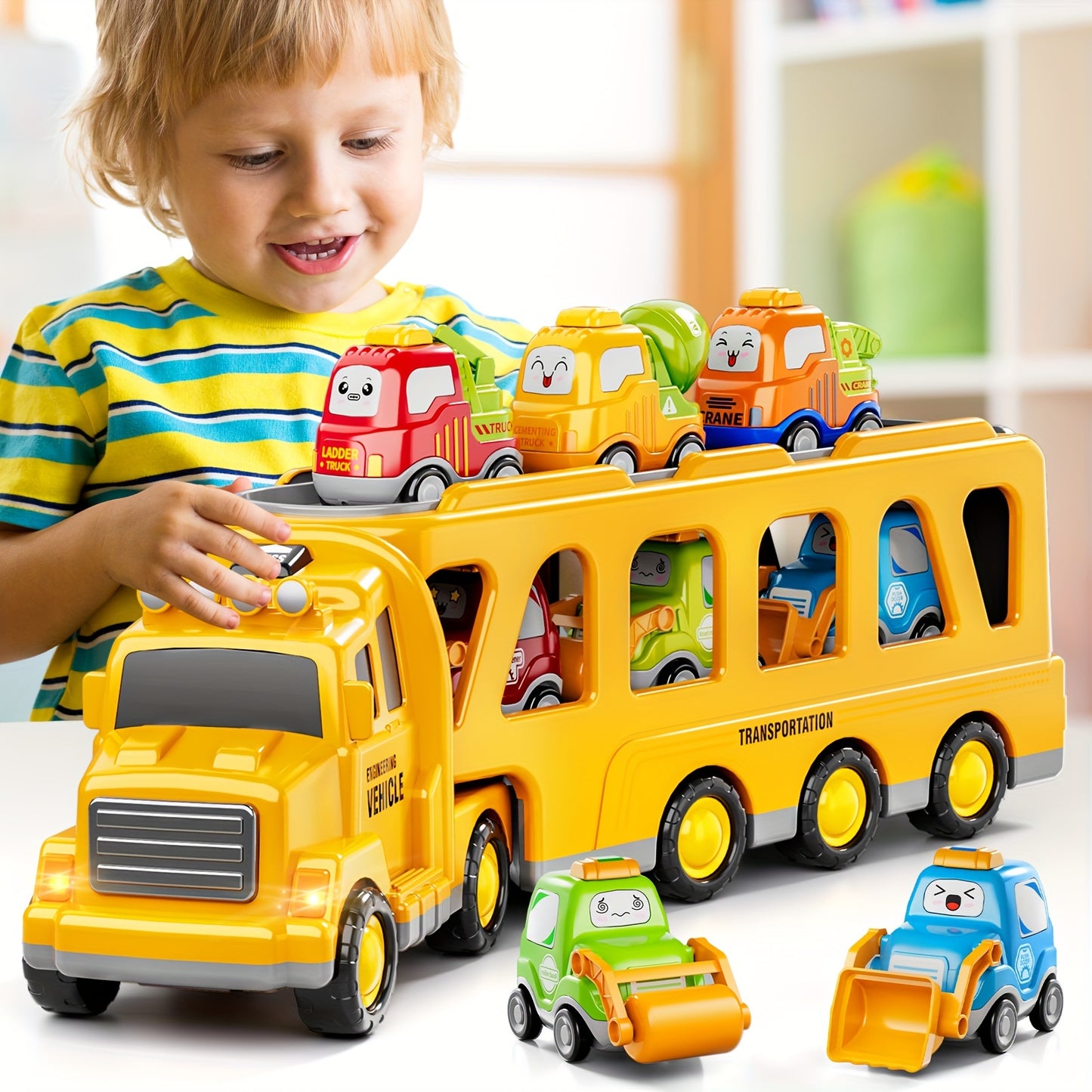Cars and Truck With Lights & Sounds