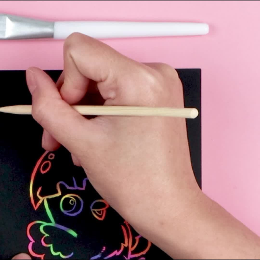 Rainbow Scratch Paper