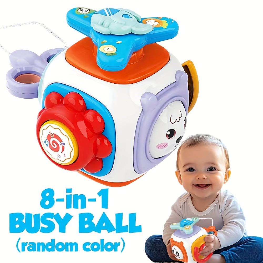 1pc 8-in-1 Busy Ball Cube for Toddlers