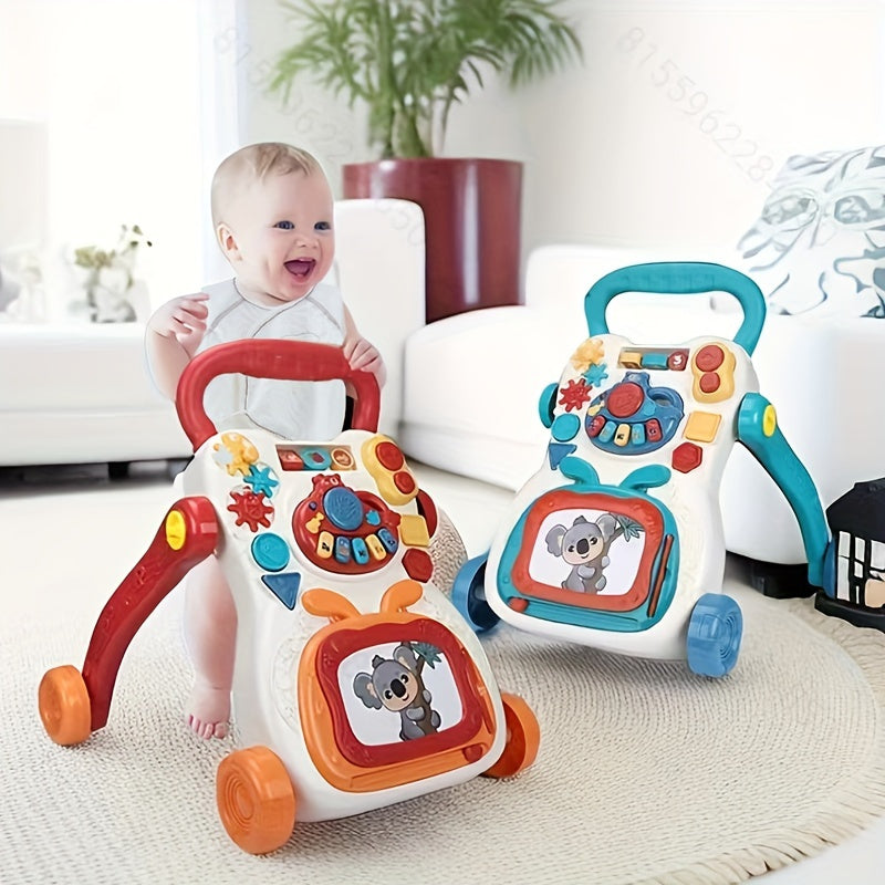 Sit-to-Stand Learning Walker, Early Educational Child Activity Center, Music Learning Toy