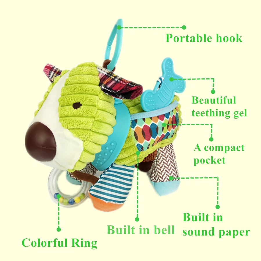 Green Plush Puppy Toy