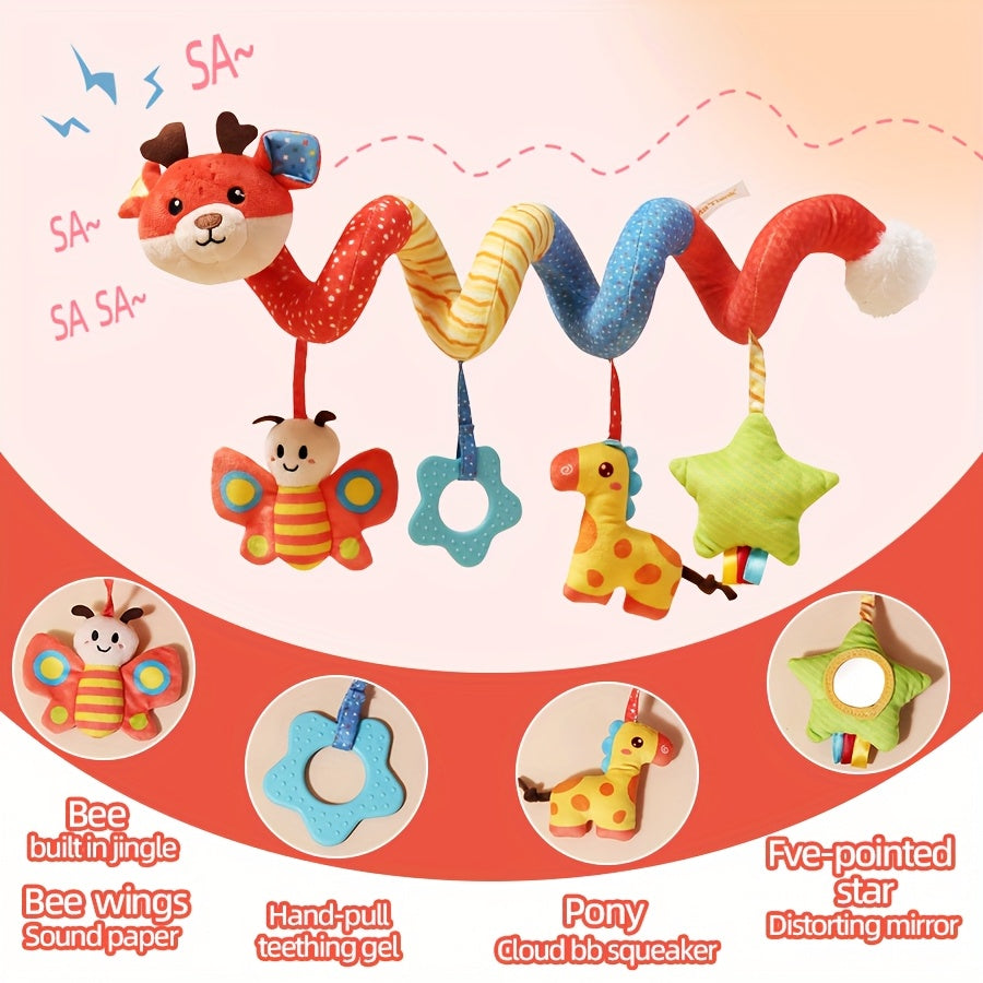 Baby Stroller Hanging Toy, Spiral Ribbon