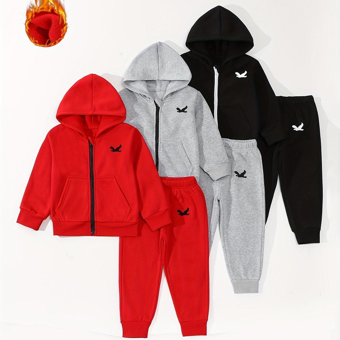 6-Piece Hoodie and Sweatpants Set