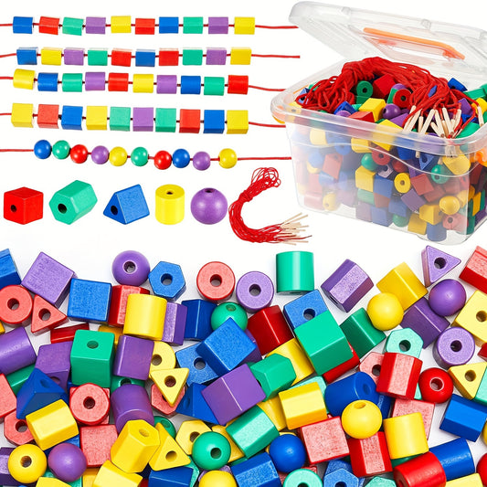 80pcs Colorful Lacing Beads