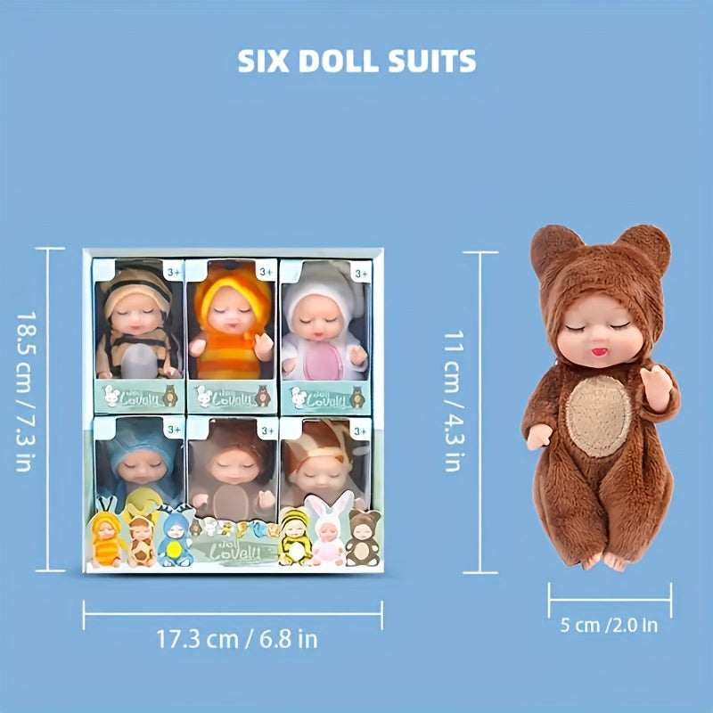 6pcs Fairy Princess Doll Set with Pajamas