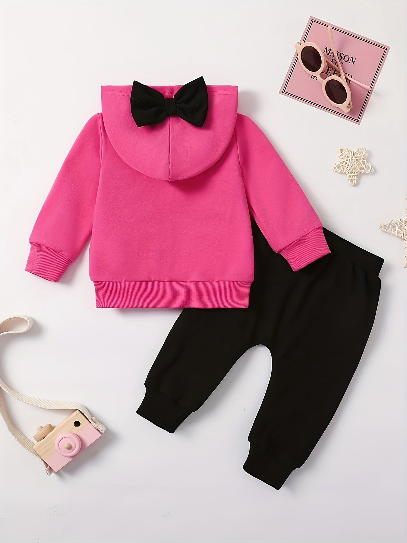 2-piece Long Sleeve Hoodie , Sweater & Drawstring Jogging Pants