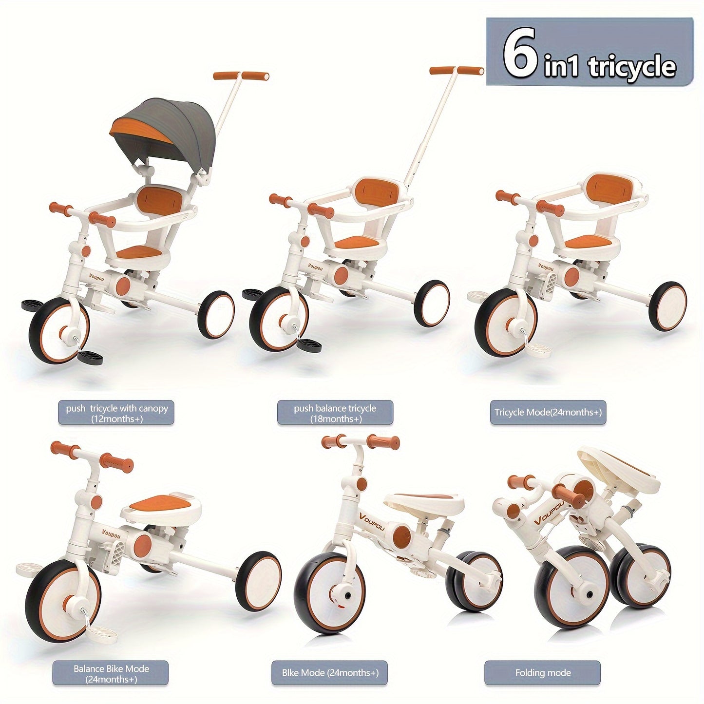 Balance Trike 6 In 1