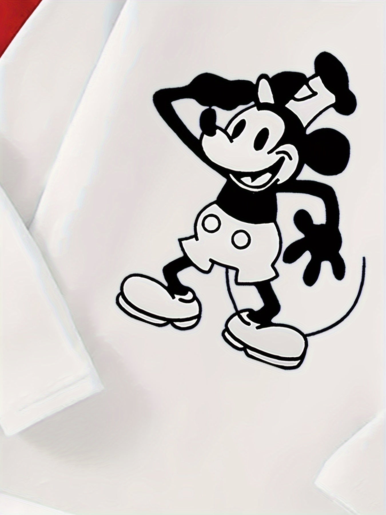 4pcs Cartoon Mouse Print T-Shirt,