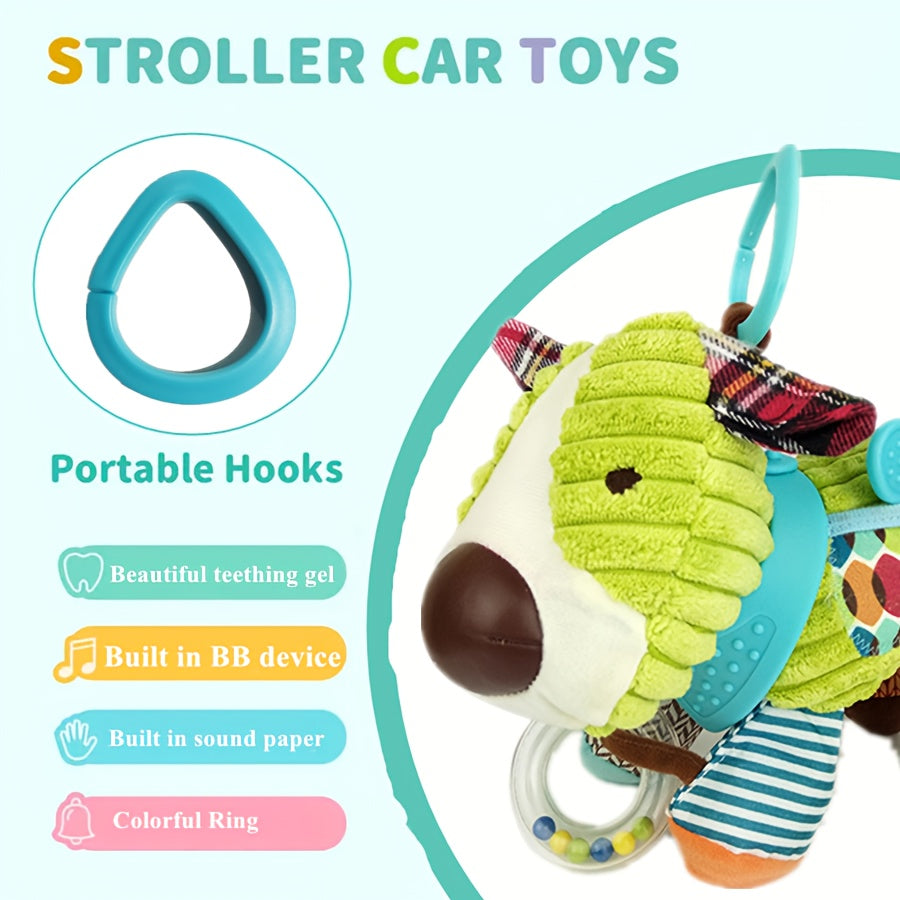 Green Plush Puppy Toy