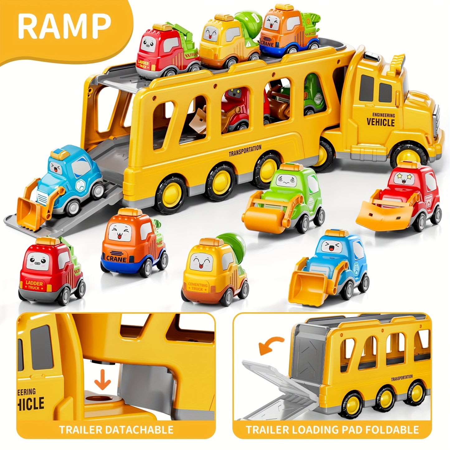Cars and Truck With Lights & Sounds