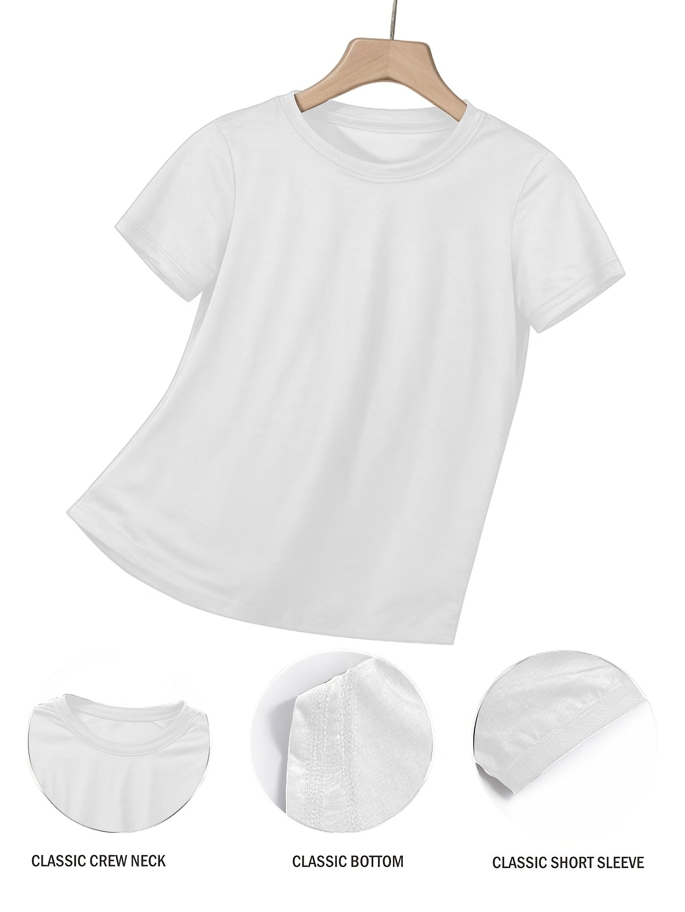 Easter White Cotton T-Shirt