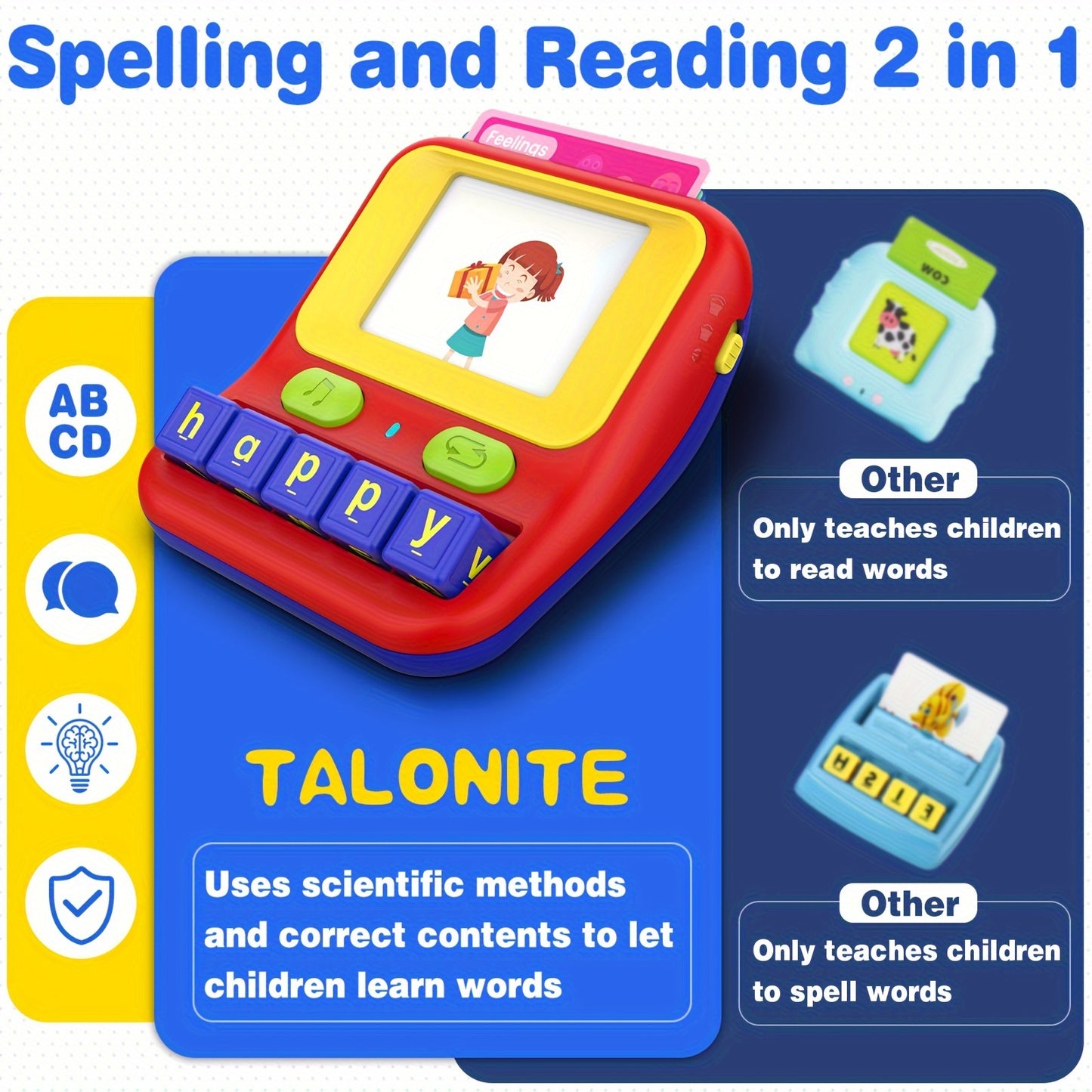 Talking Flash Cards With 158 Sight Words, Matching Letter Game