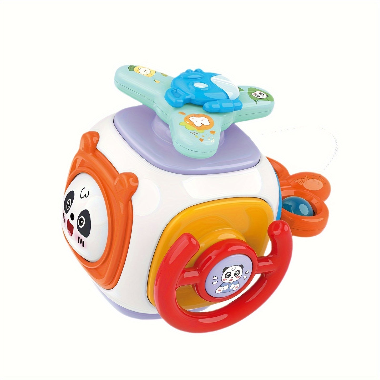 1pc 8-in-1 Busy Ball Cube for Toddlers