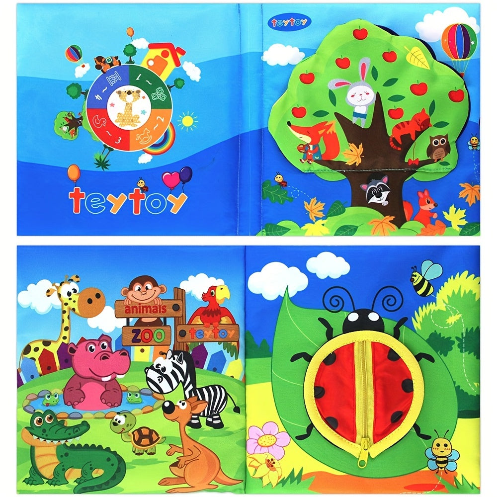 3D Baby Cloth Book Educational Infant Toy