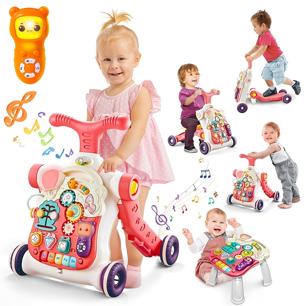 Baby Walker 5 in 1, Sit-to-Stand Learning Walker