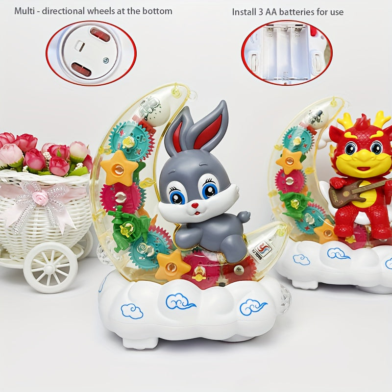 Interactive Glowing Toy with Lights and Music,