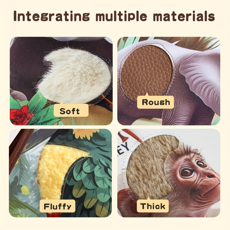 Children's animal touch book