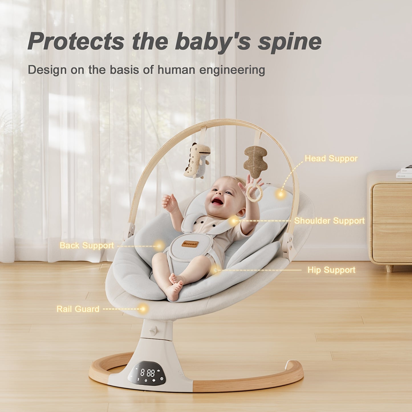 Portable Baby Swing For Indoor And Outdoor