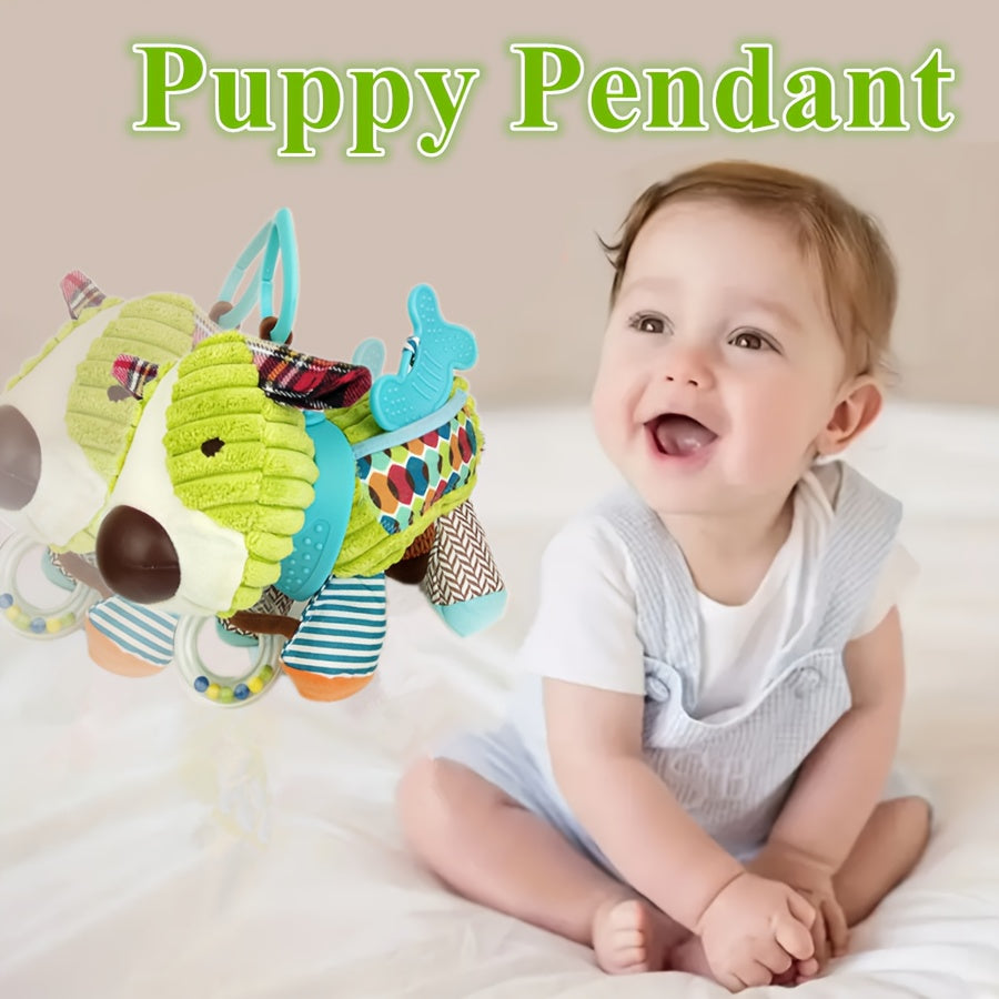Green Plush Puppy Toy