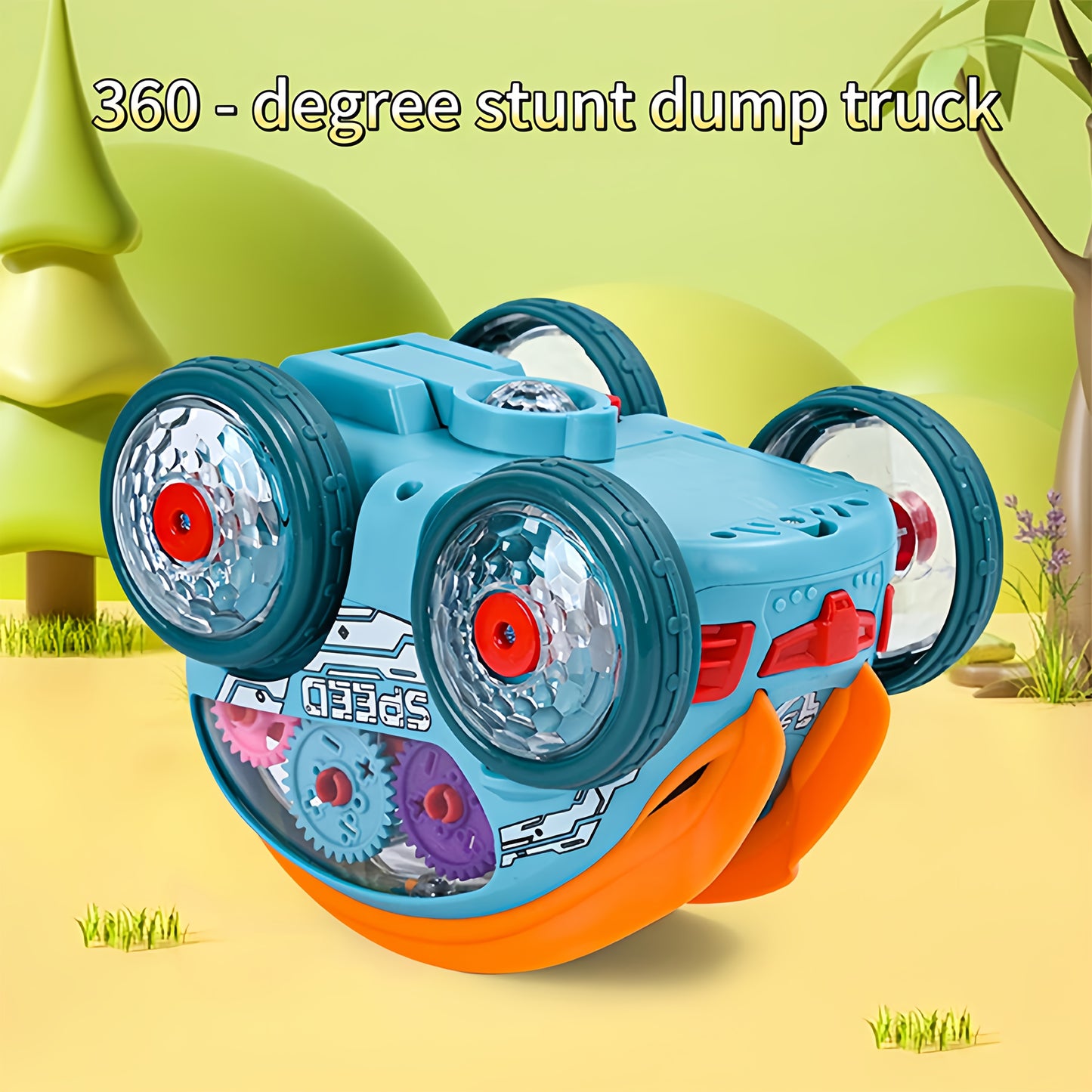 Dump Truck Toy with Colorful Lights And Music,