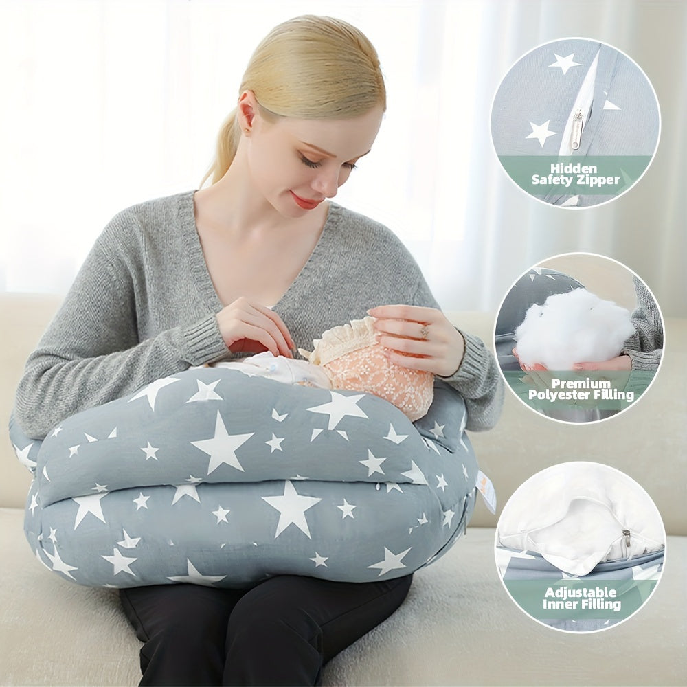 Nursing Adjustable, Baby Pillow For Breast Feeding, Bottle Feeding,