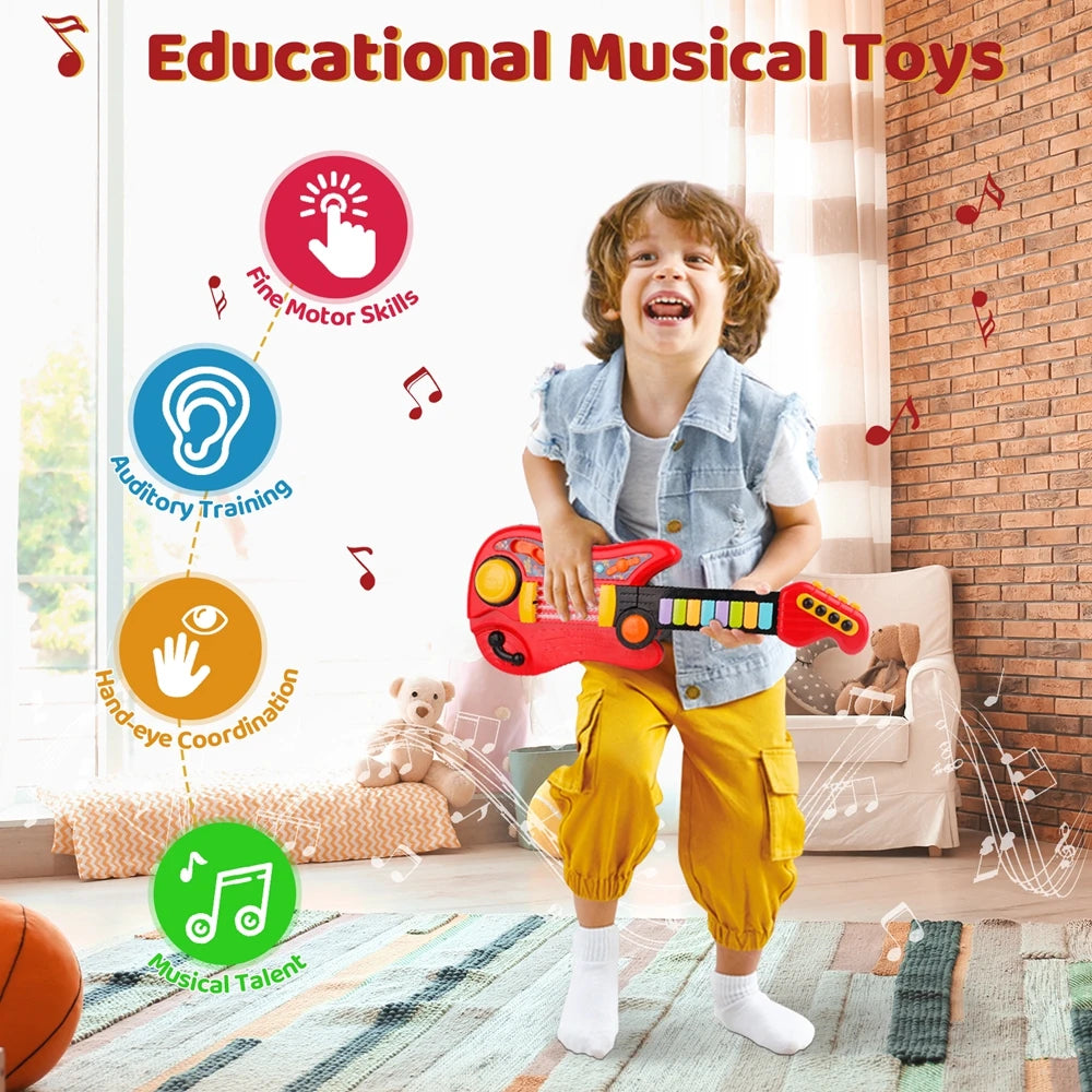 2 In 1 Electric Kids Guitar Piano
