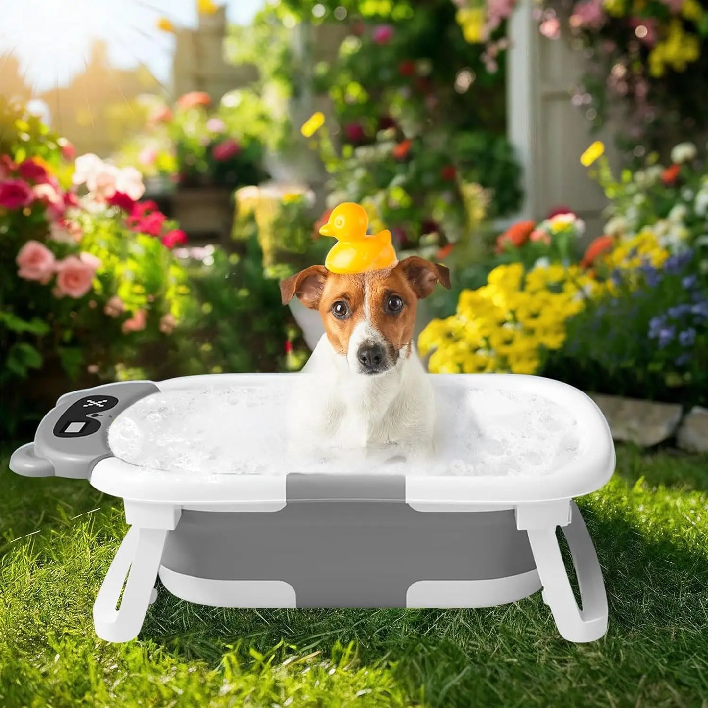 Real-Time Temperature Display Bathroom Tub