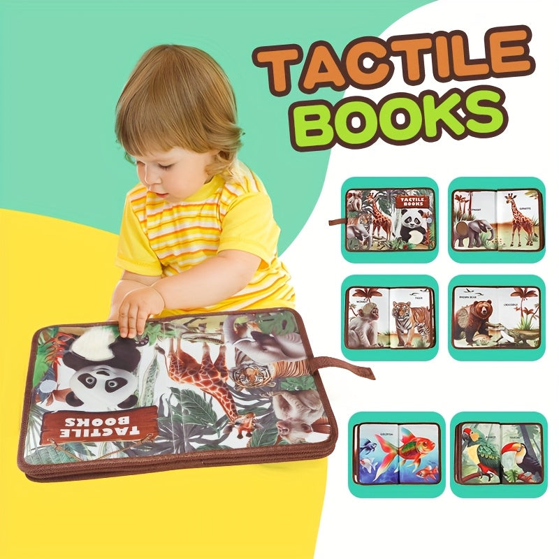 Children's animal touch book