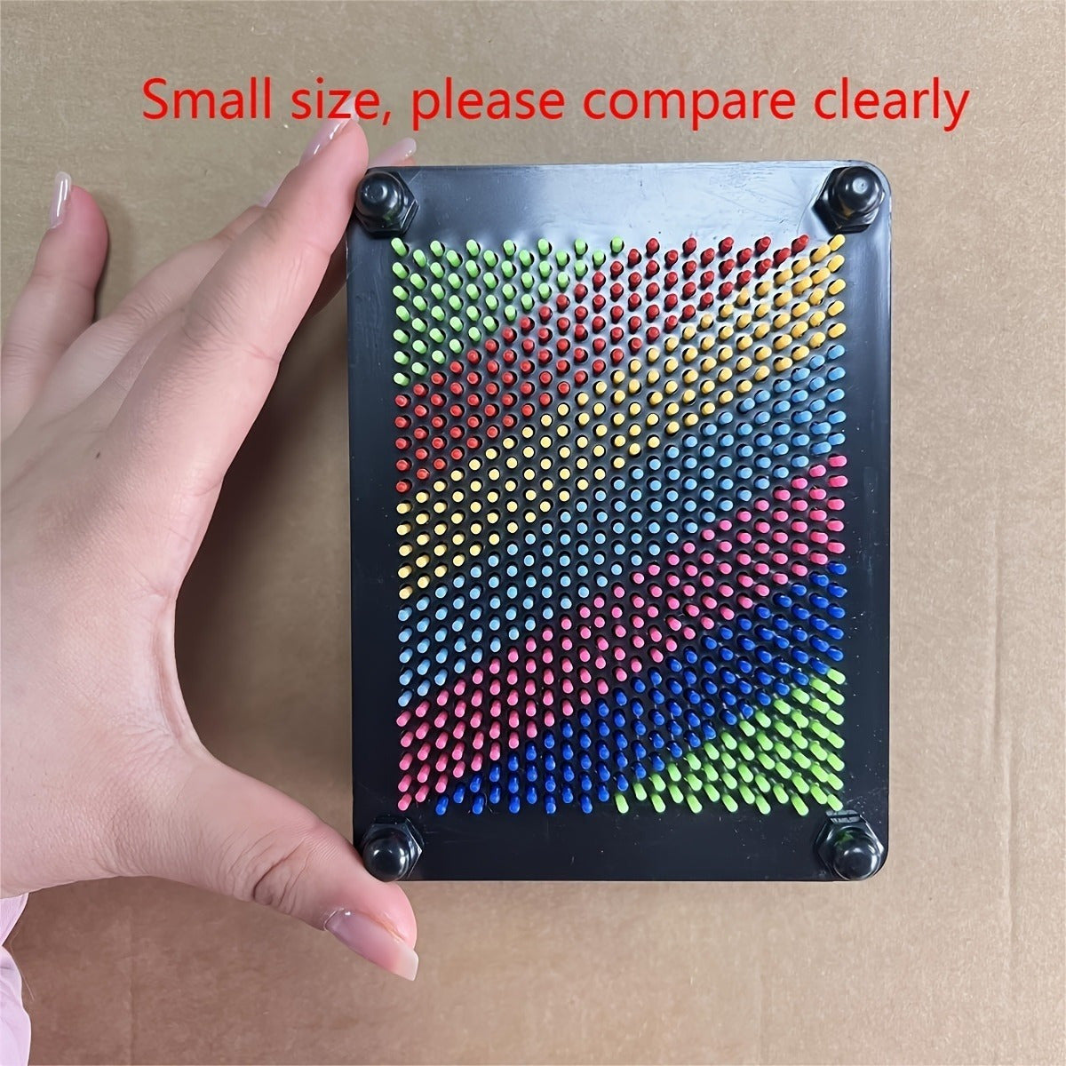 Colorful Rainbow Creative Plastic Pin Art Board