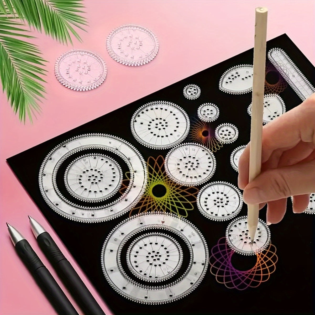 Rainbow Paper Scratch Painting Set