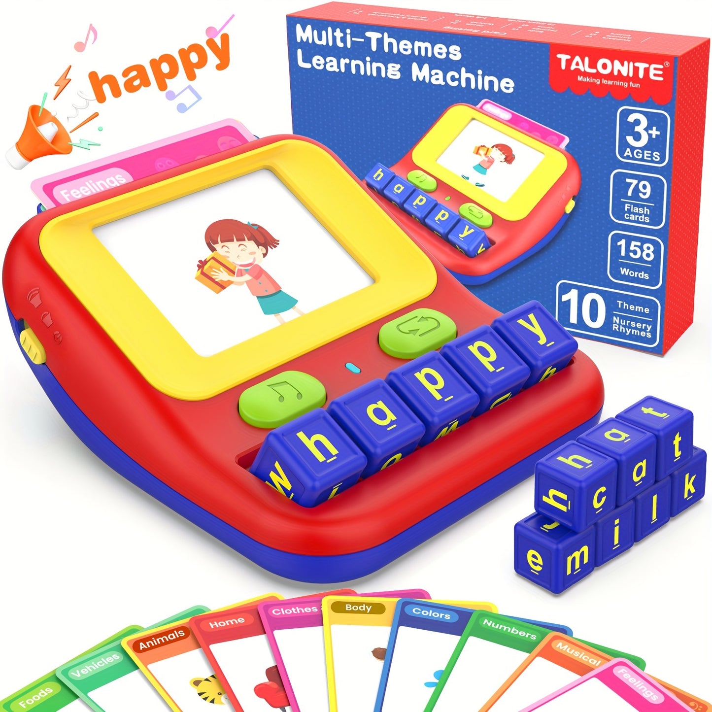 Talking Flash Cards With 158 Sight Words, Matching Letter Game