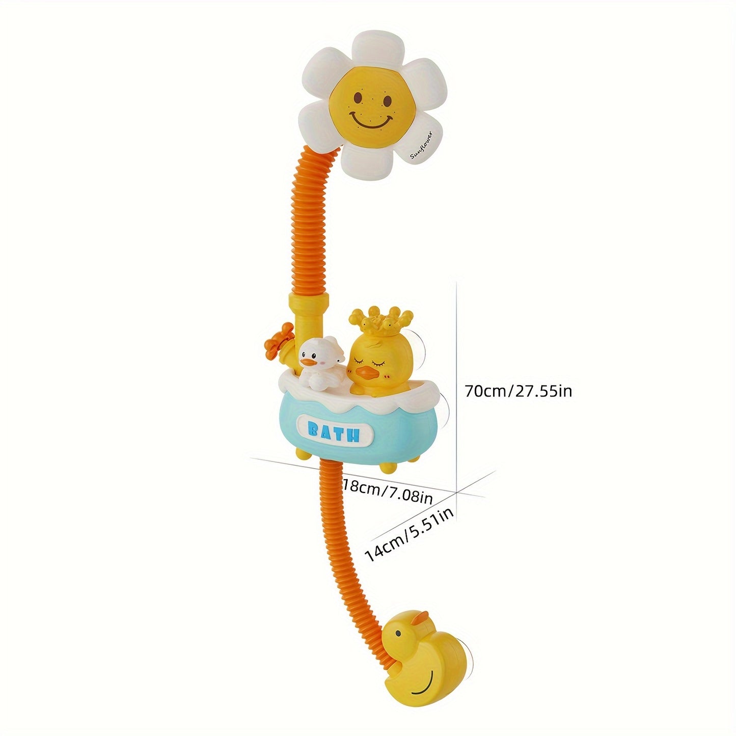 Baby Shower Toy With Electric Sprinkler, Bathtub, Water Play Toy