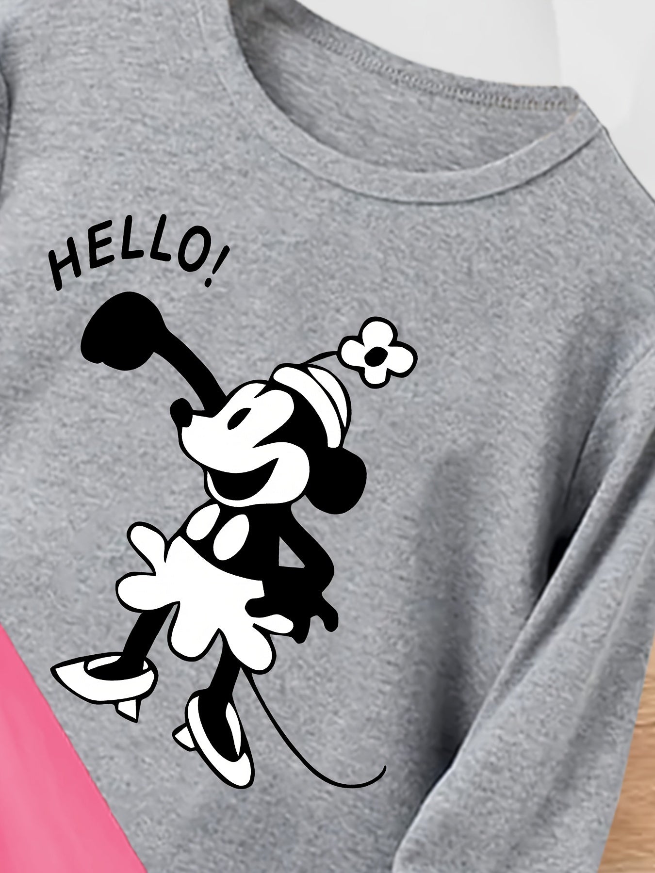 5pcs Girls' Print Long Sleeve Tops -