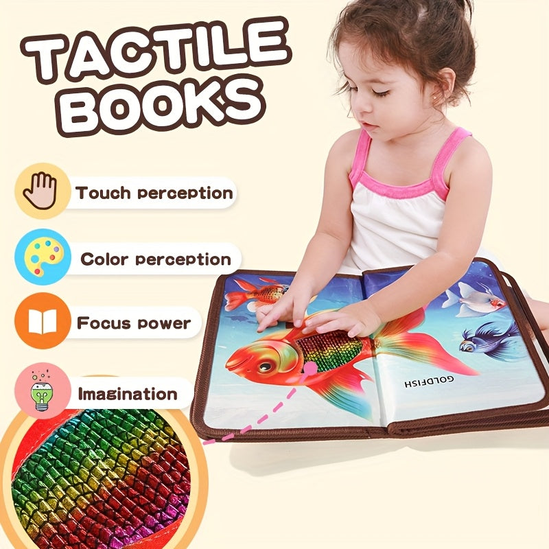 Children's animal touch book