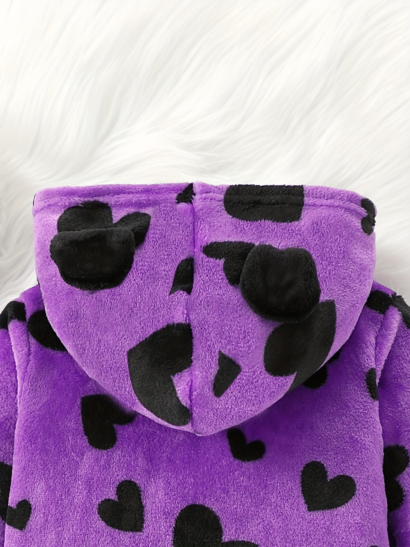 Two-piece Set:Hooded Plush Sweatshirt + Pants