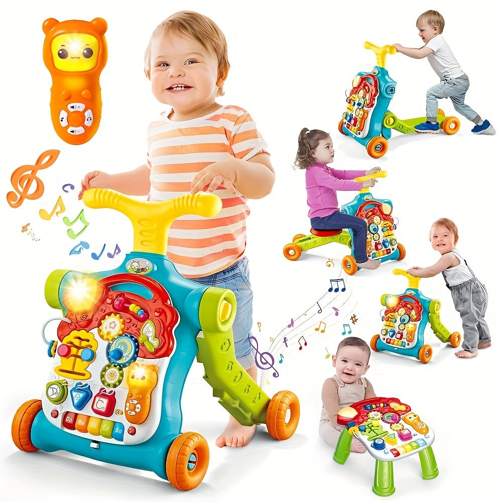 Baby Walker 5 in 1, Sit-to-Stand Learning Walker