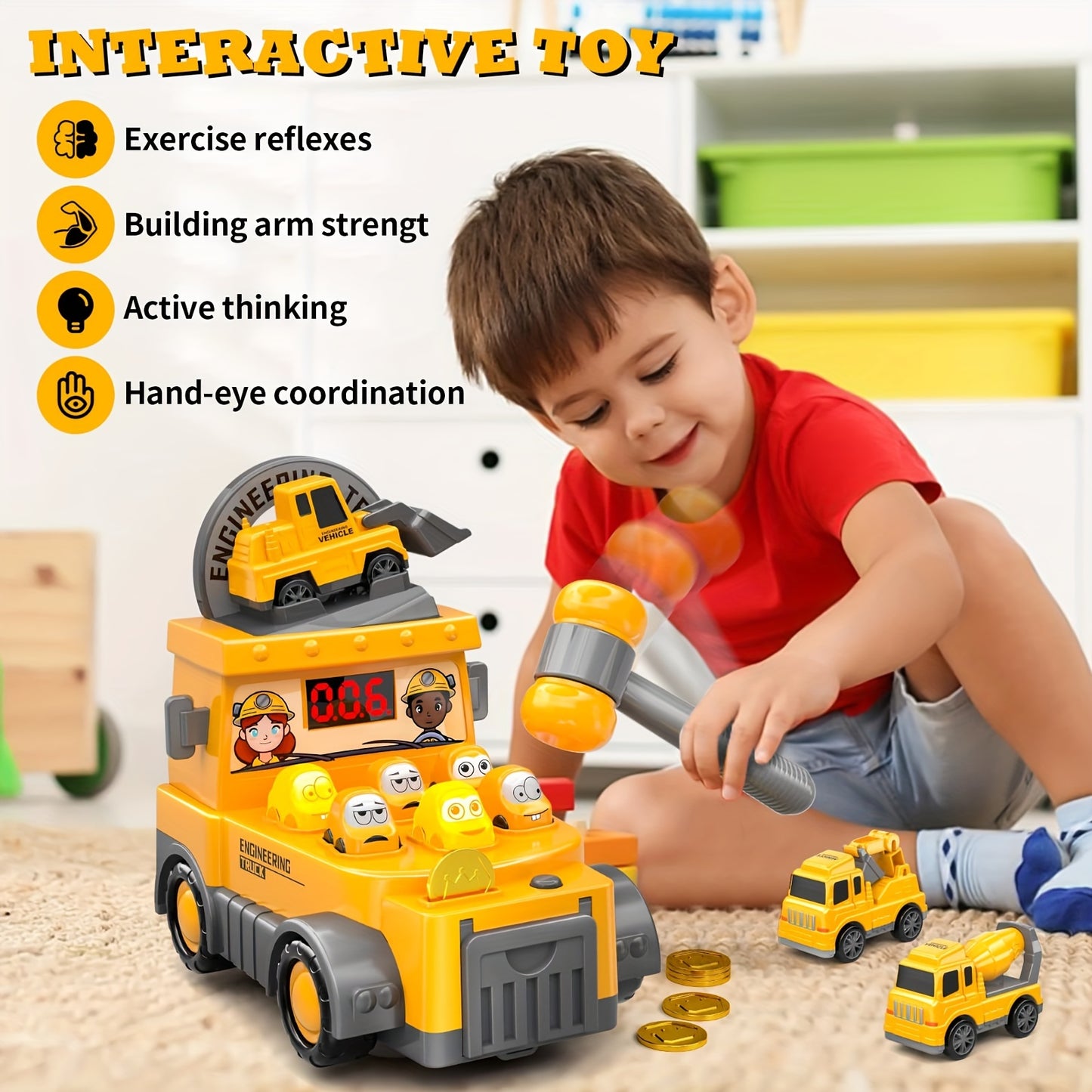 Construction Truck Electronic Arcade Toy