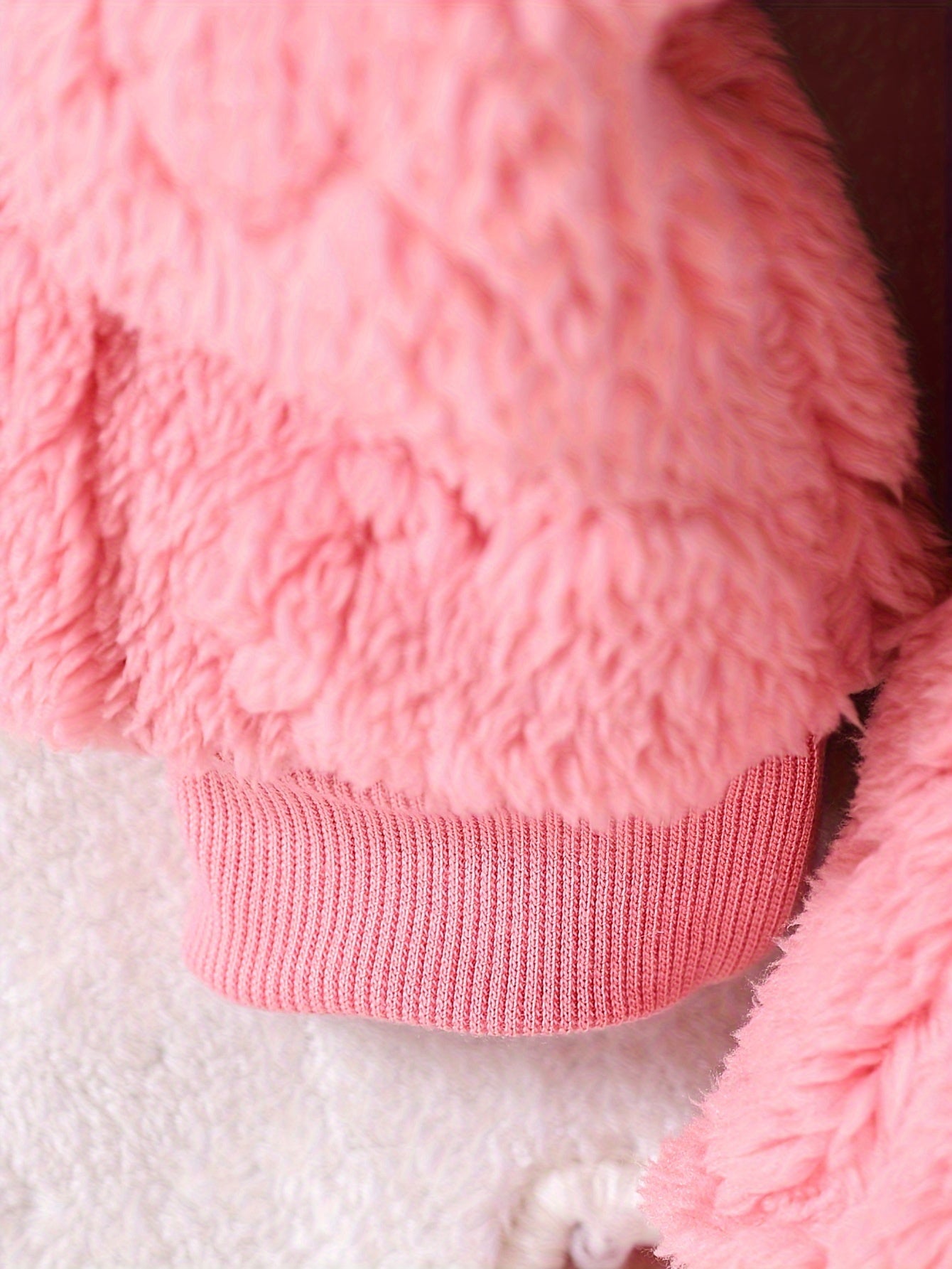3pcs set of girls love plush hooded vest, love plush hooded top and cuffed trousers