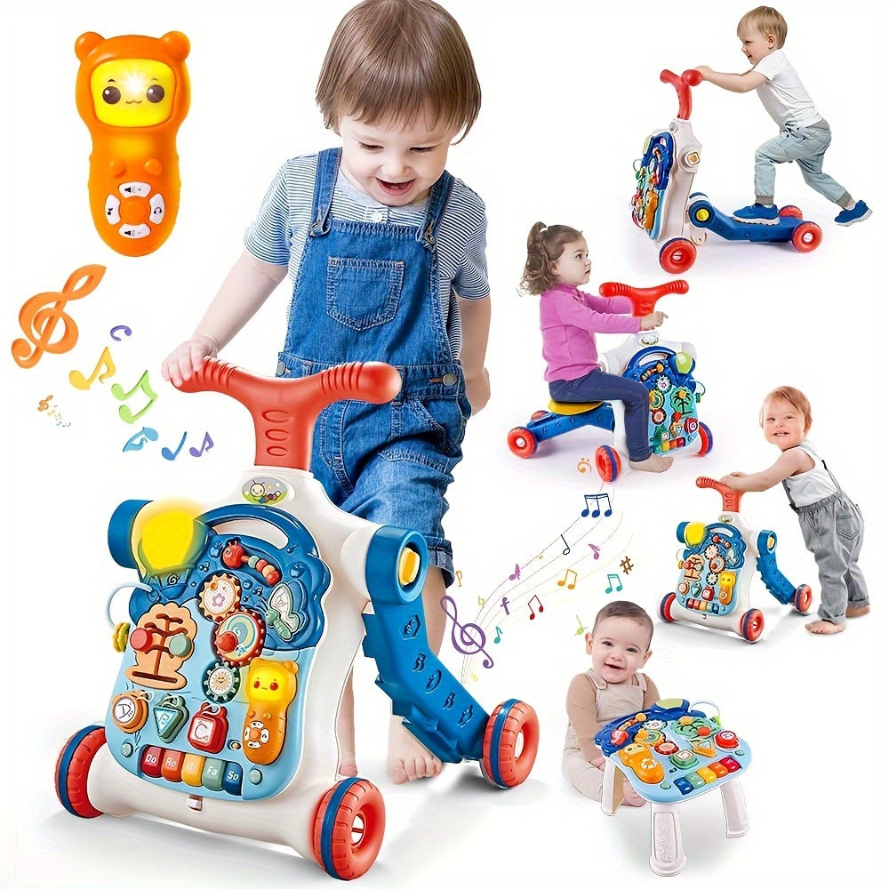 Baby Walker 5 in 1, Sit-to-Stand Learning Walker