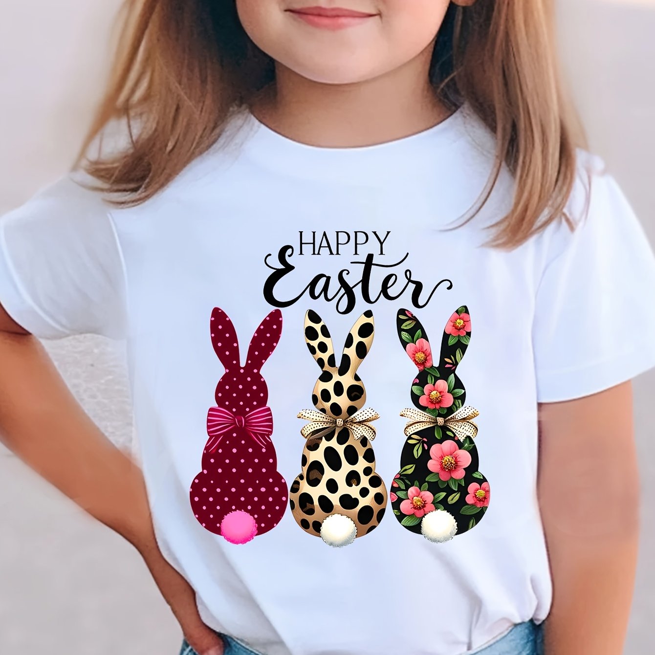 Easter White Cotton T-Shirt