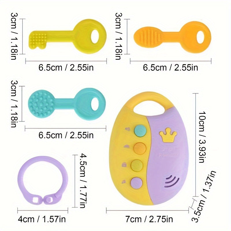 Smart Car Key Model Music Toy - Sound And Light Music