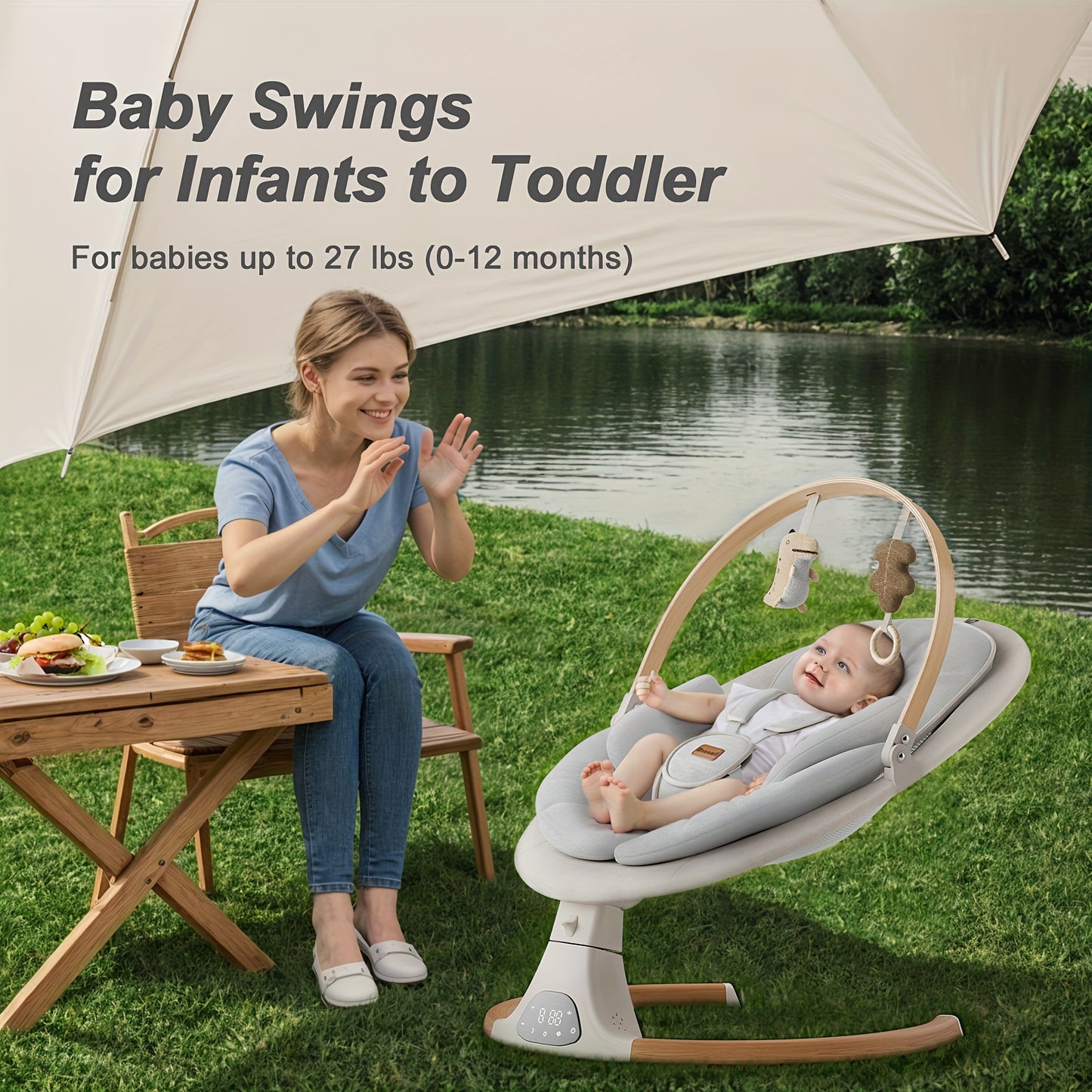 Portable Baby Swing For Indoor And Outdoor