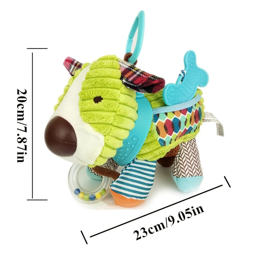 Green Plush Puppy Toy