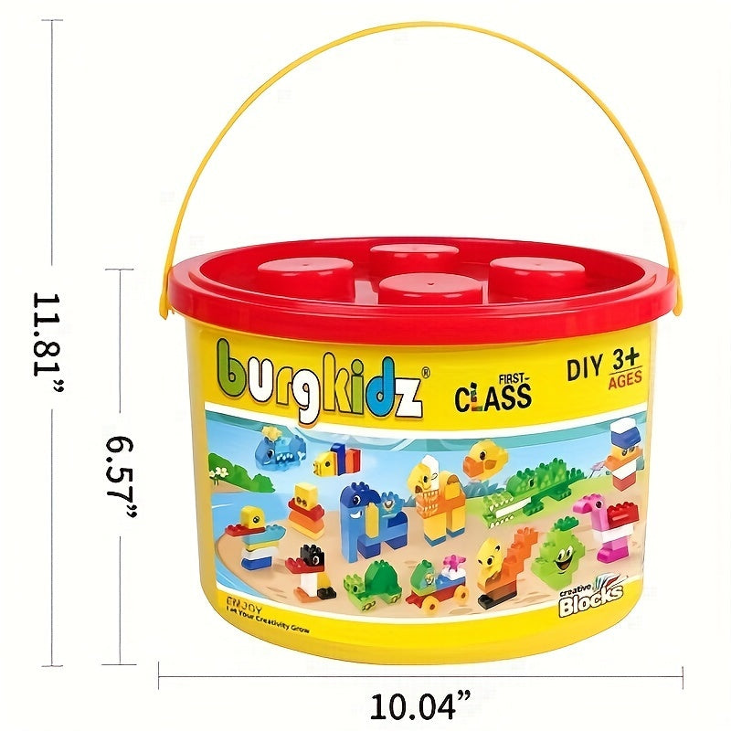 214 Pieces Toddler Educational Large Building Block Bricks