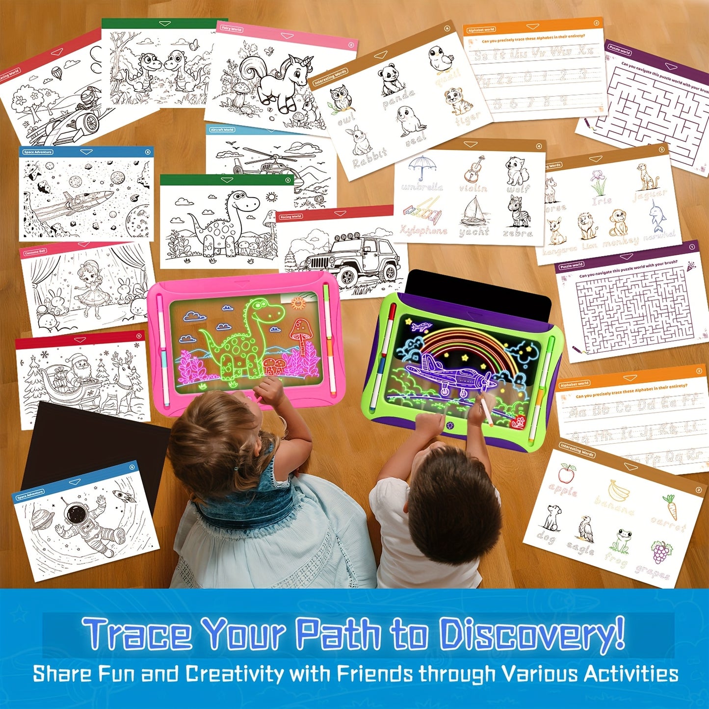 LED Kids Drawing Board,