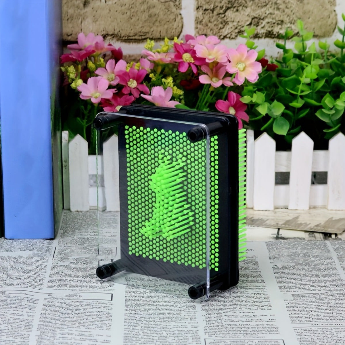 Colorful Rainbow Creative Plastic Pin Art Board