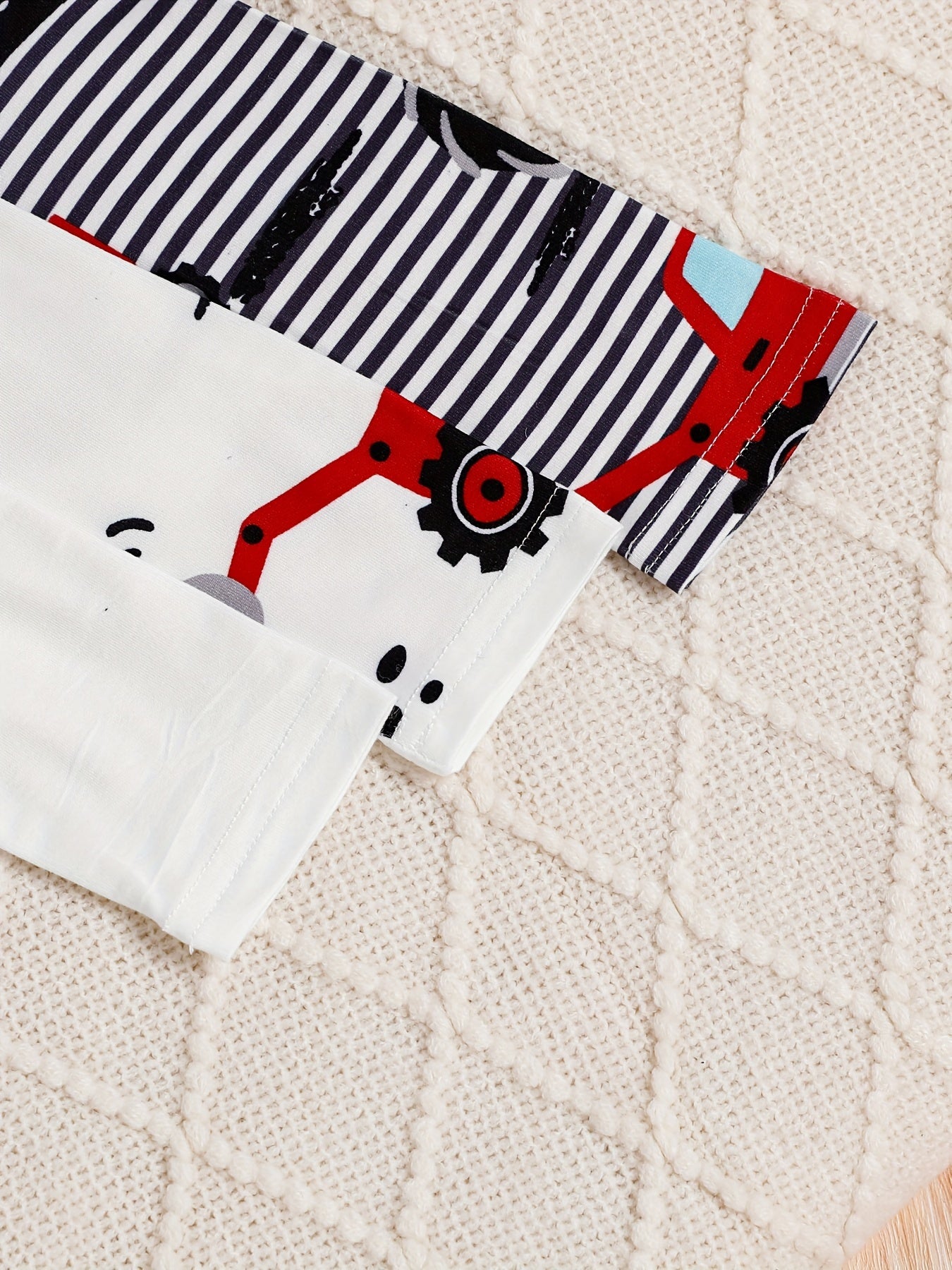 3pcs, Footed Jumpsuit For Baby Boys,