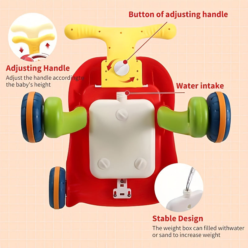 Infant Sit-to-stand Walker, 3-in-1 Baby Walker Toys