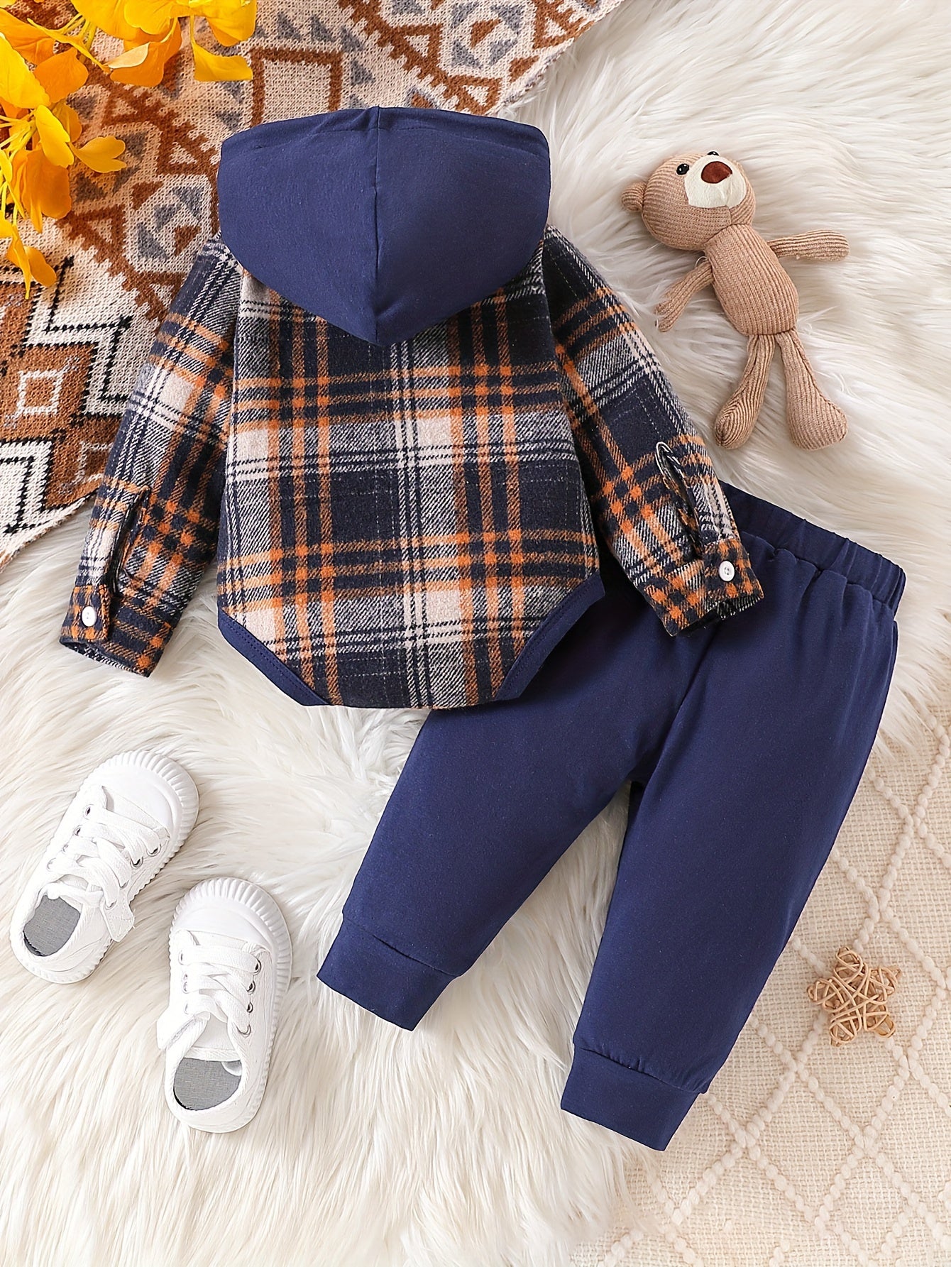 Casual Outfit Set Includes Hoodie And Pants