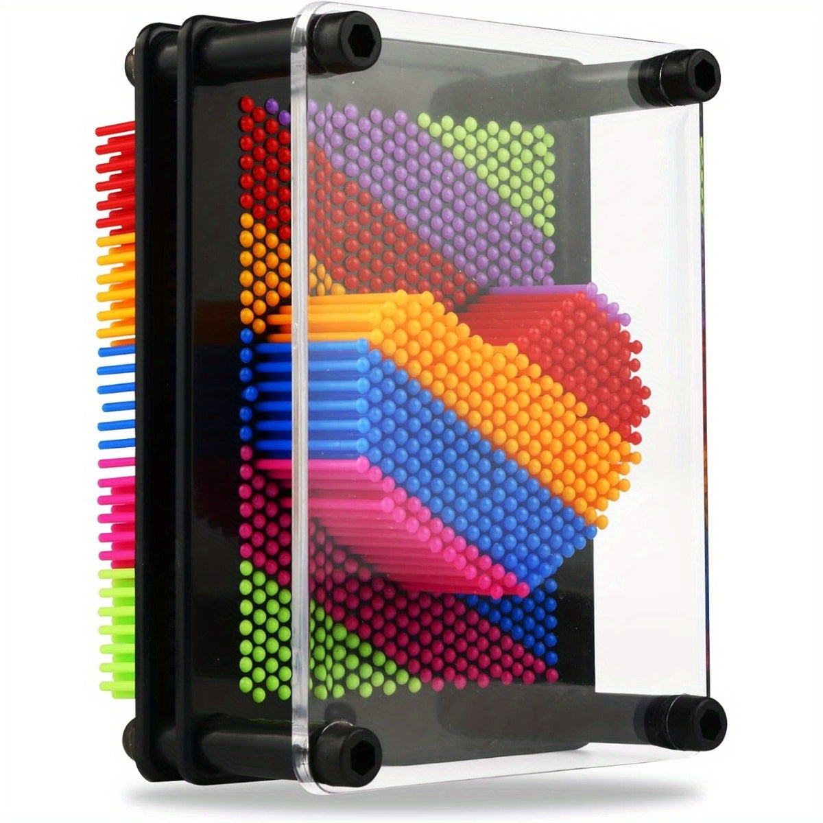 Colorful Rainbow Creative Plastic Pin Art Board